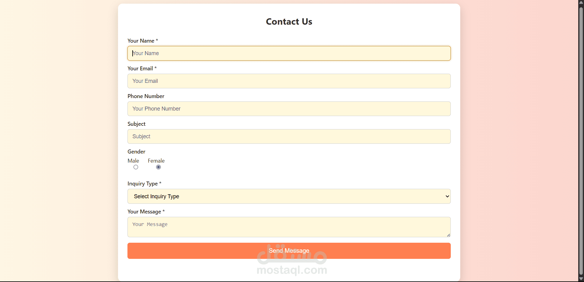 Contact Form
