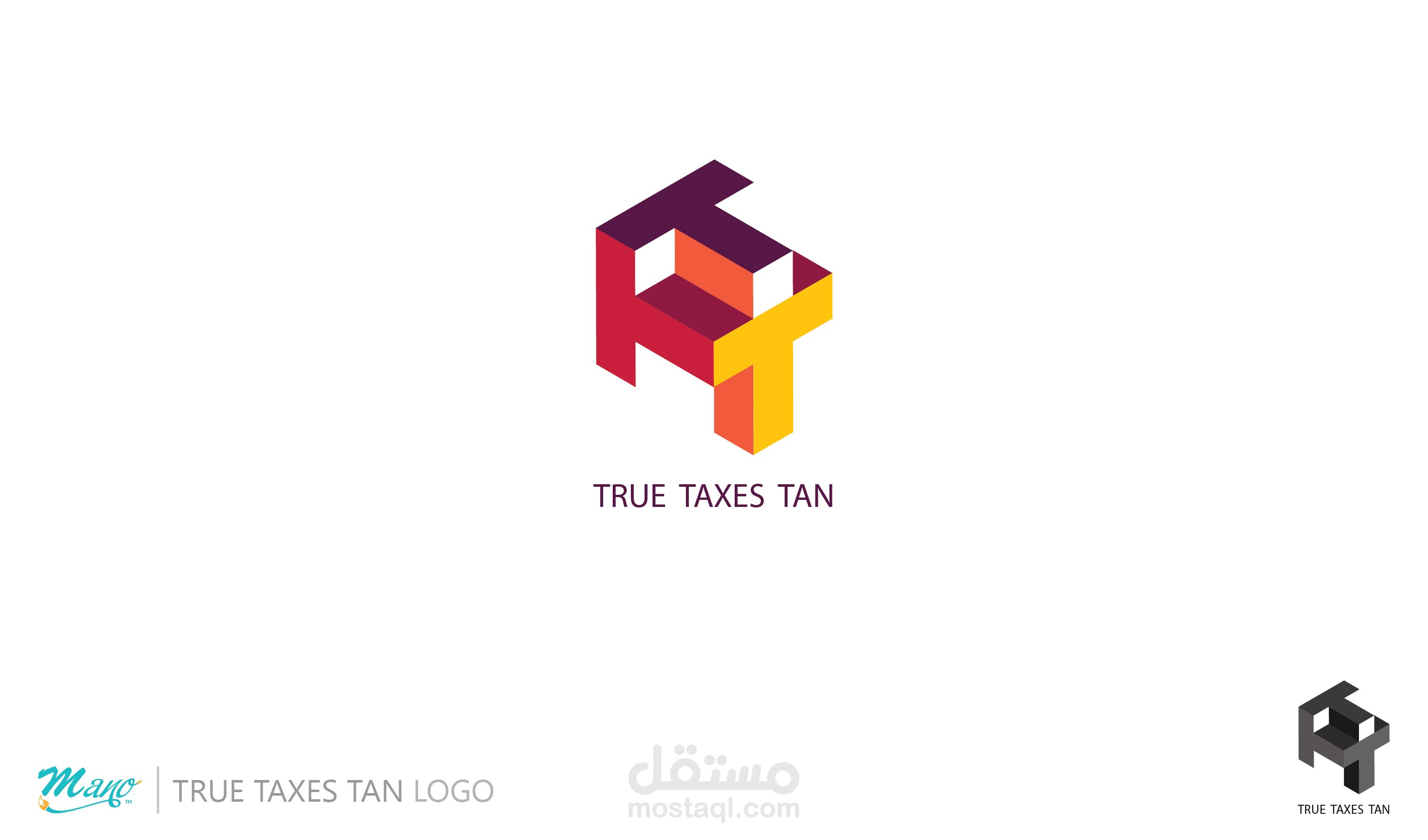 True taxes tan logo