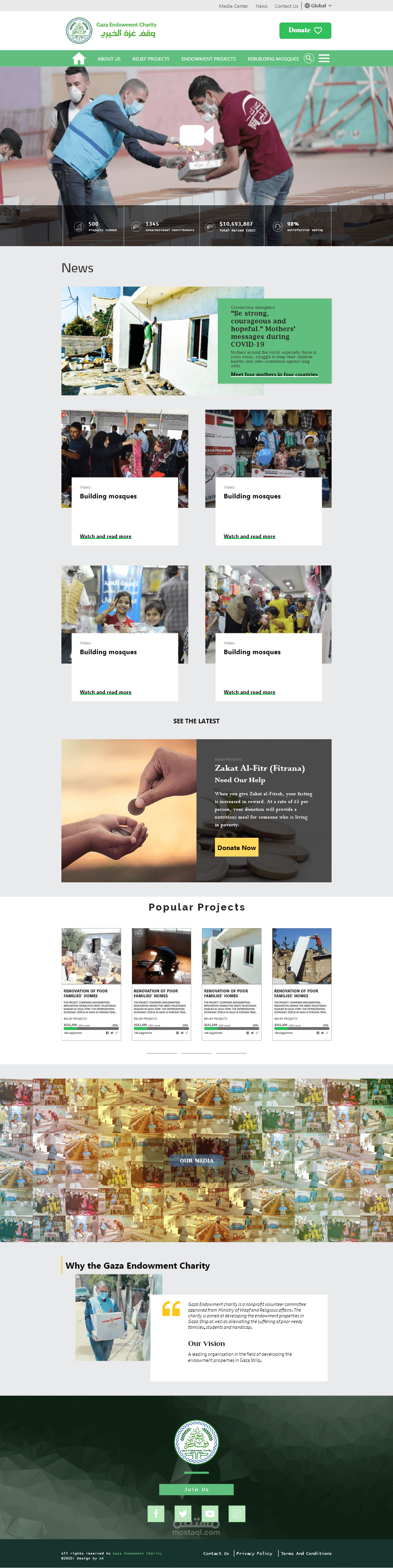 Endowment Charity Website