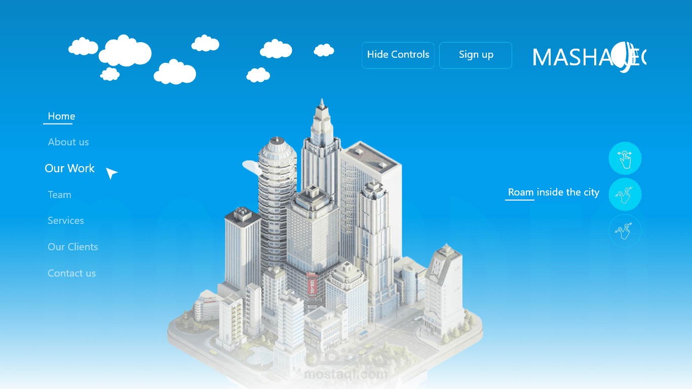 Mashareq V5.3 Website