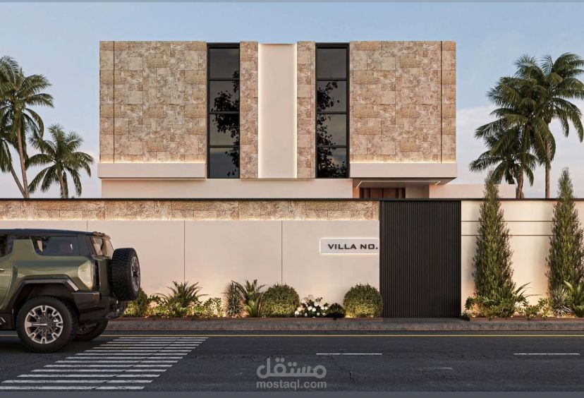 تصمصيم معماري وانشائي وعمل النوته الحسابيه وحصر الكميات لفيلا في المملكله العربيه السعوديه