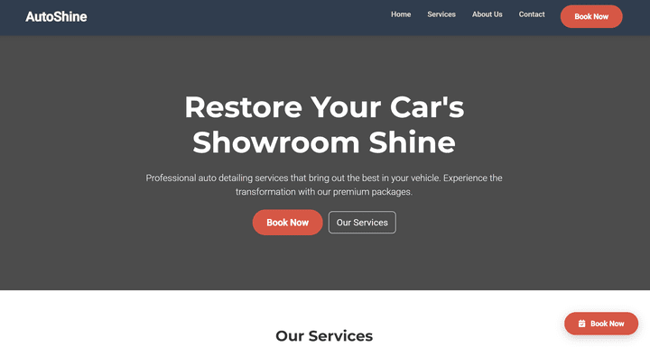 AutoShine | Premium Car Detailing