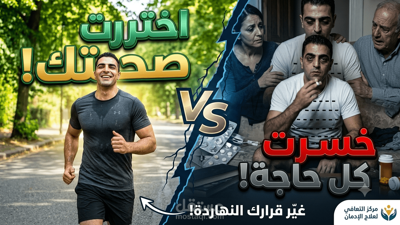 فيلم توعوي قصير | رحلة الإدمان: البداية اختيار والتعافي قرار