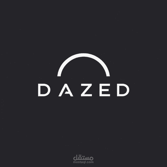 تصميم شعار لعلامة تجارية محلية باسم "DAZED" لملابس شبابية