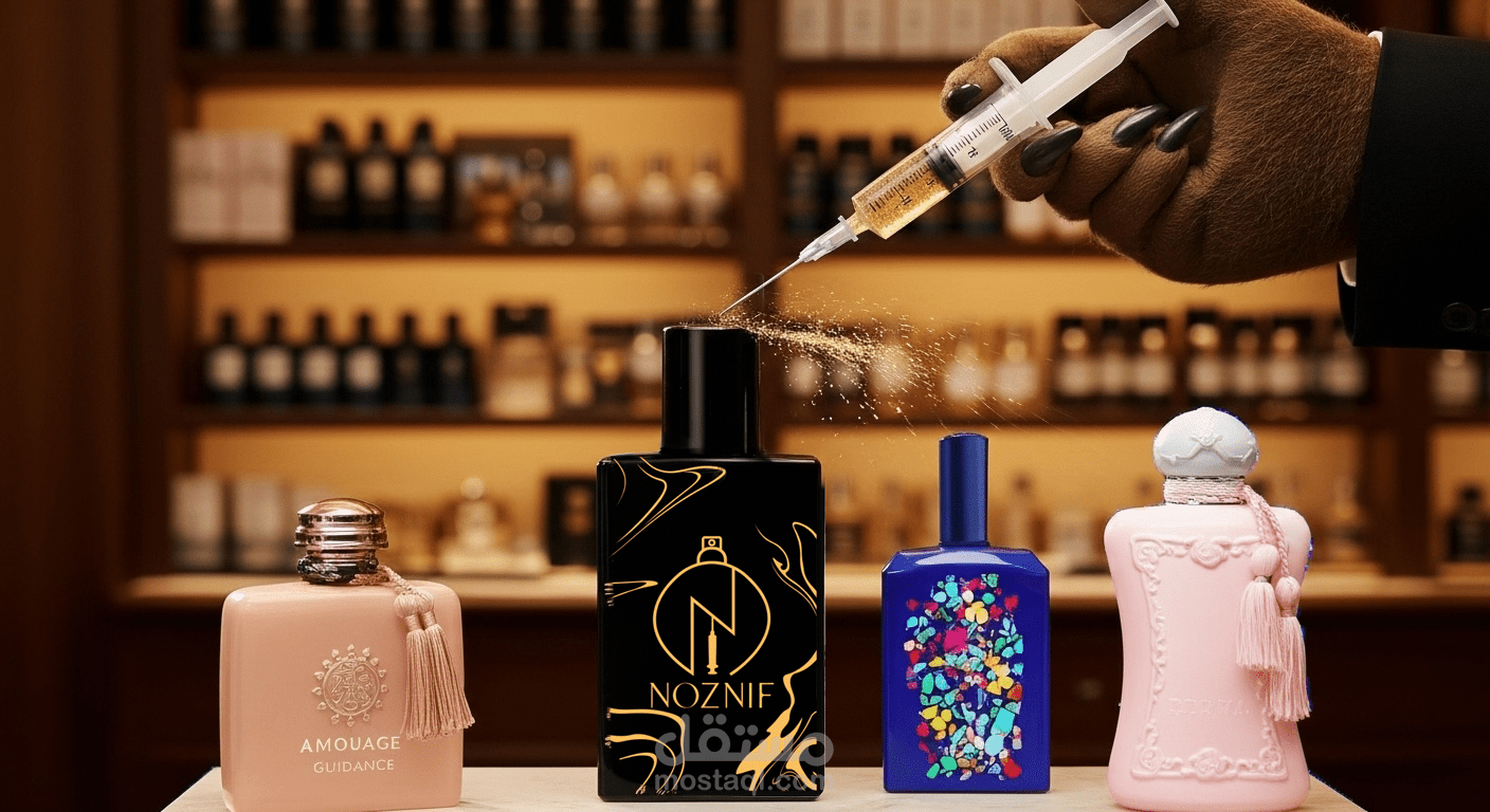 اعلان لبراند عطور NOZNIF