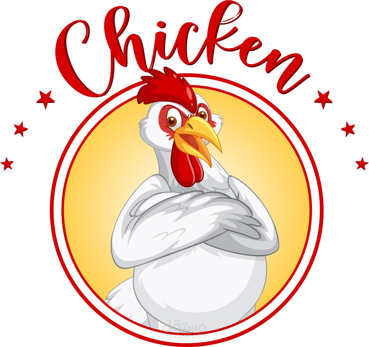 لوجو شعار لمحل فراخ