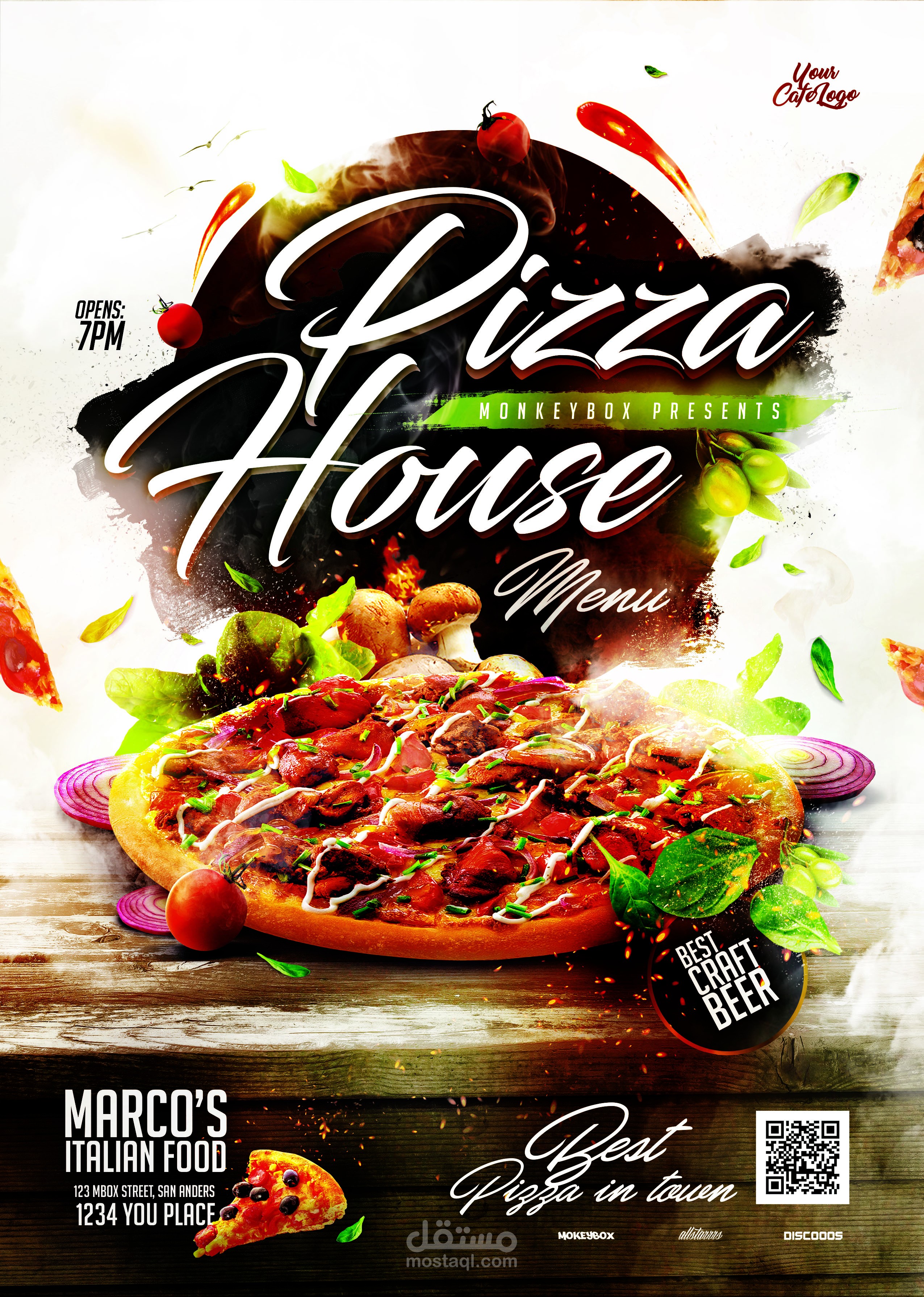 Menu PIZZA HOUSE