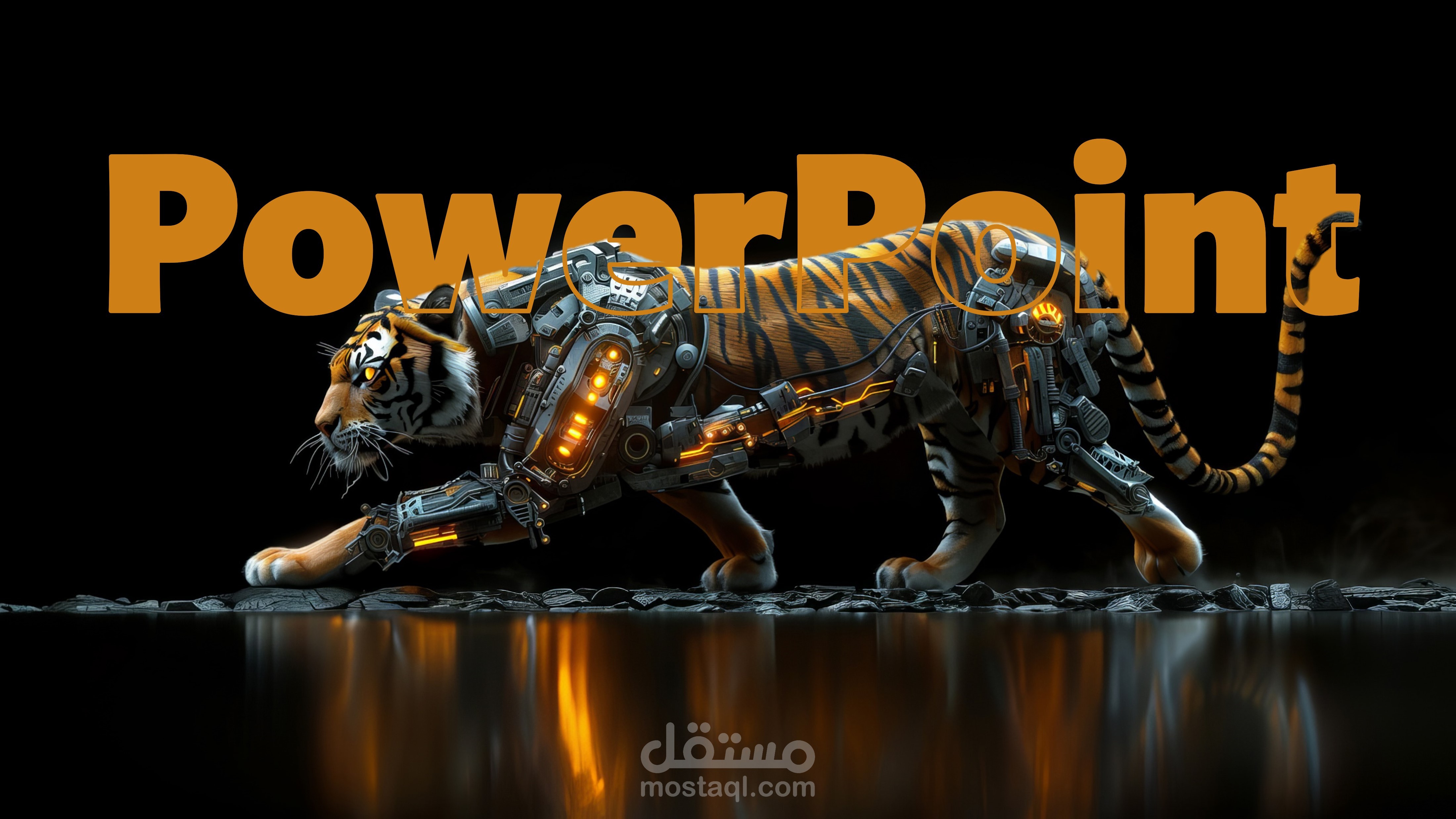 عرض دعائي لخدمة تصميم العروض باستعمل PowerPoint