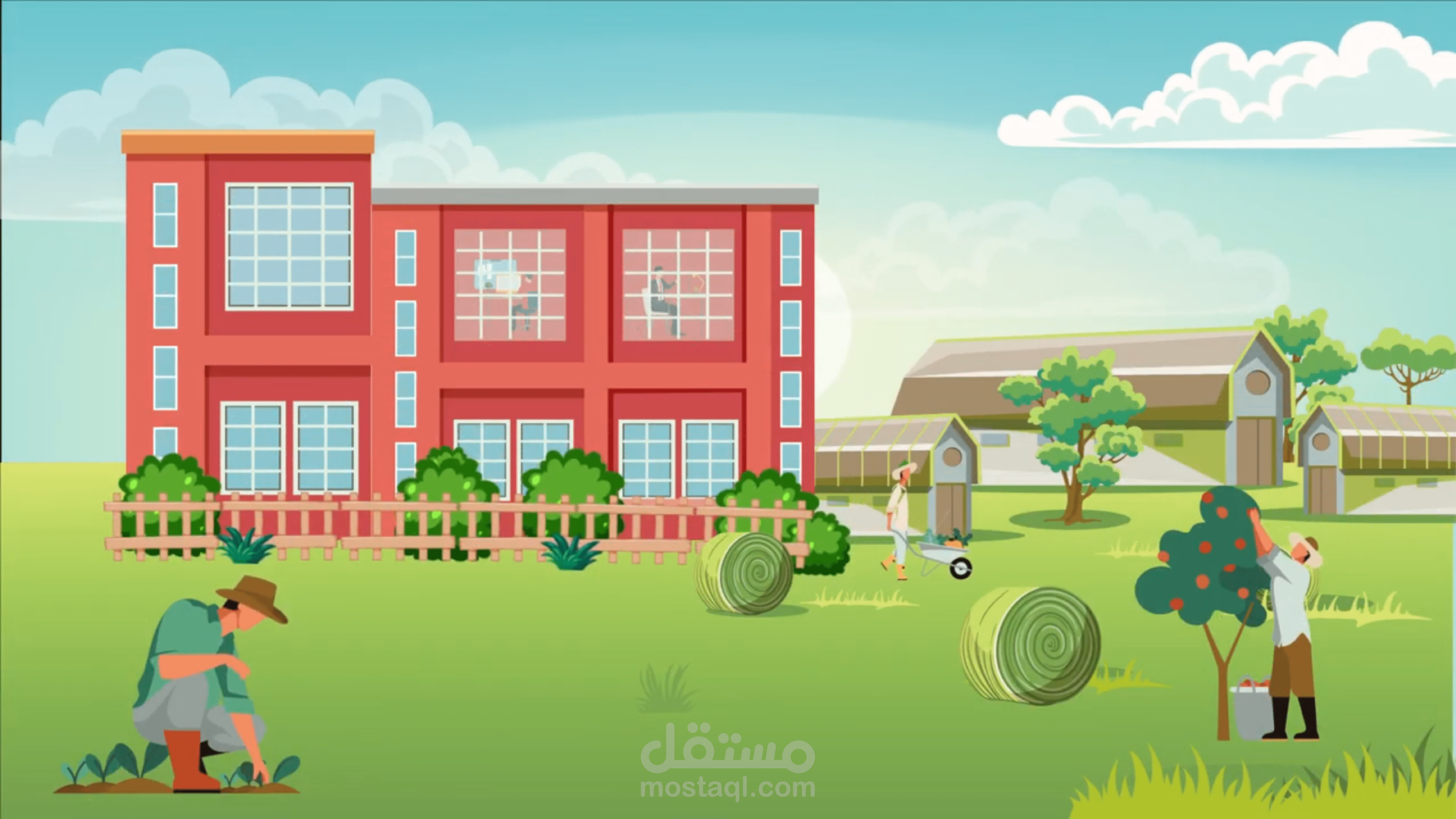 موشن جرافيك لصالح وزارة التنمية الزراعية السعودية