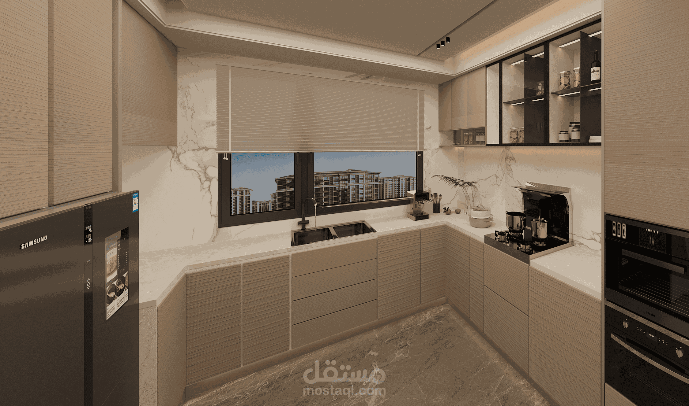 مطبخ مودرن 12متر مربع