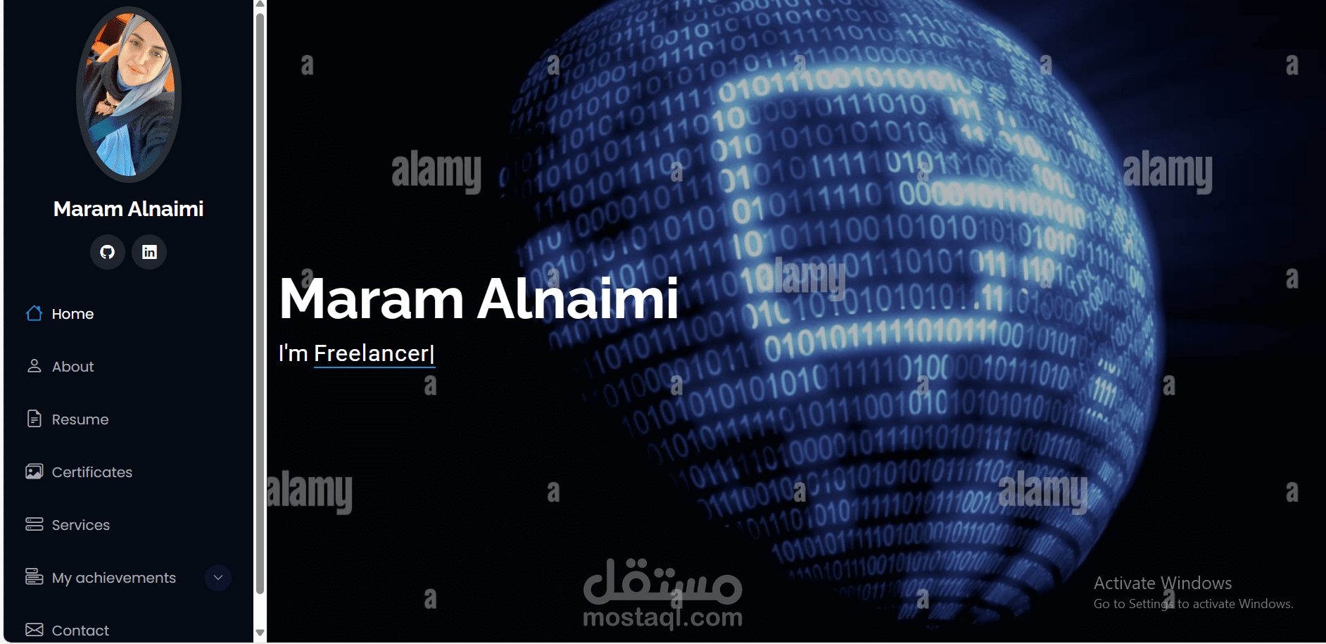 my website