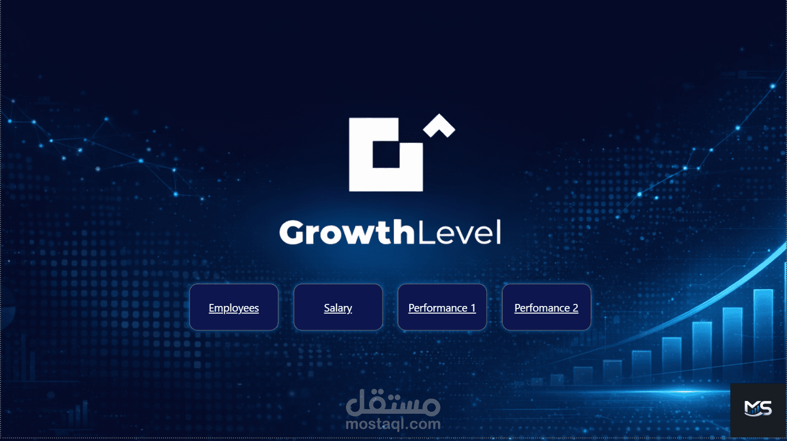 المشروع التاني لشركة Growth Level (Excel , Power Pi)