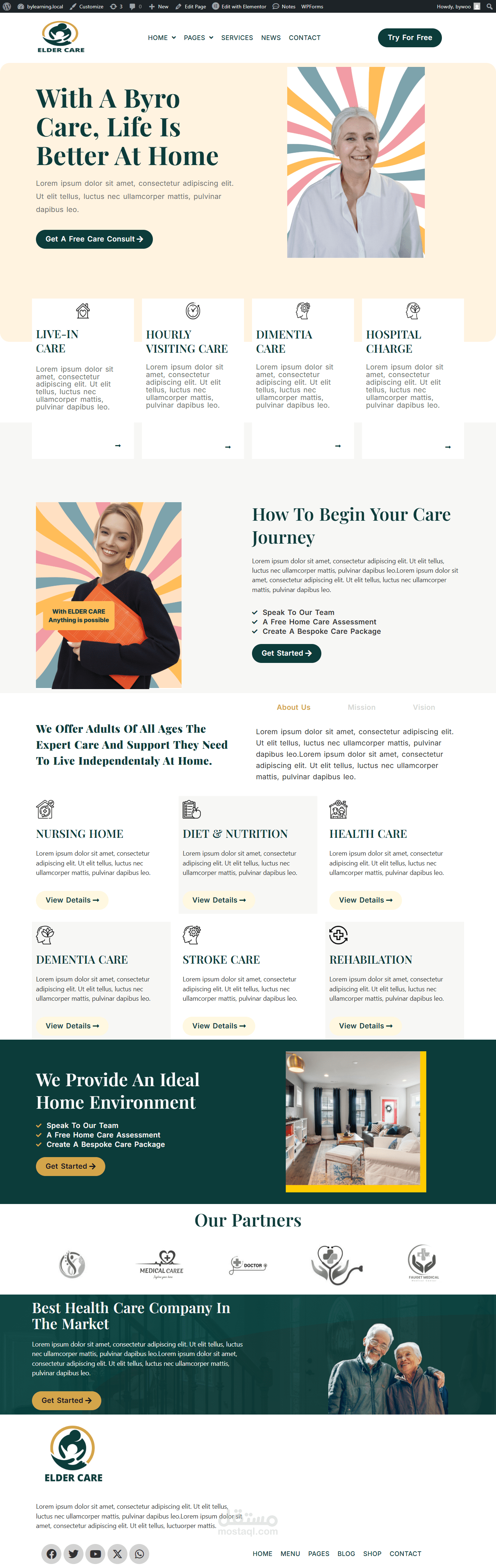 Elder Care – رعاية منزلية متخصصة لراحة وكرامة كبار السن
