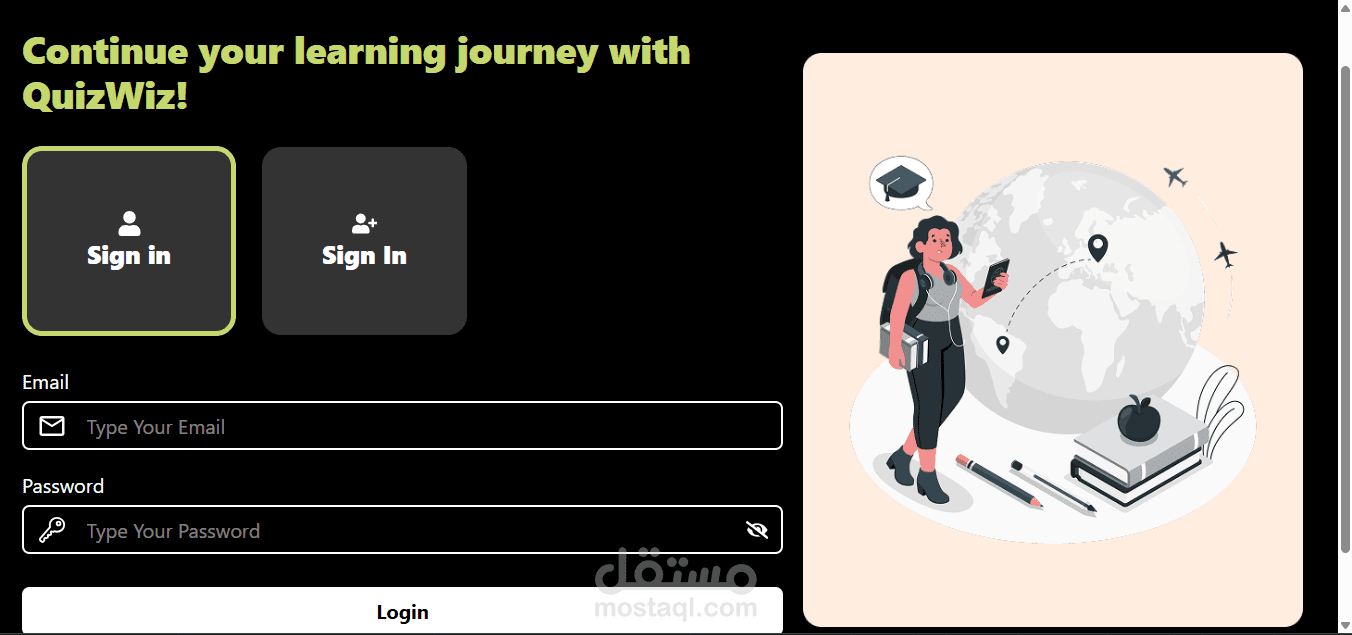 Quizz App Website