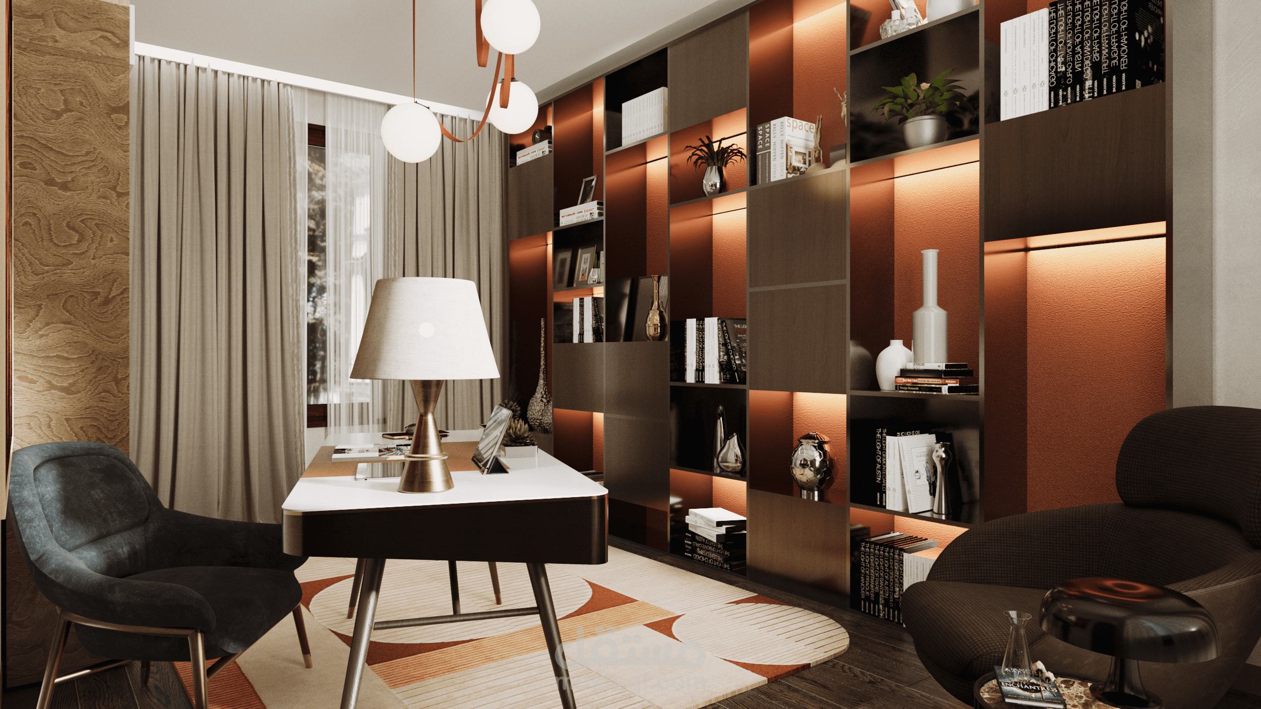 Mid Century Multiuse Office