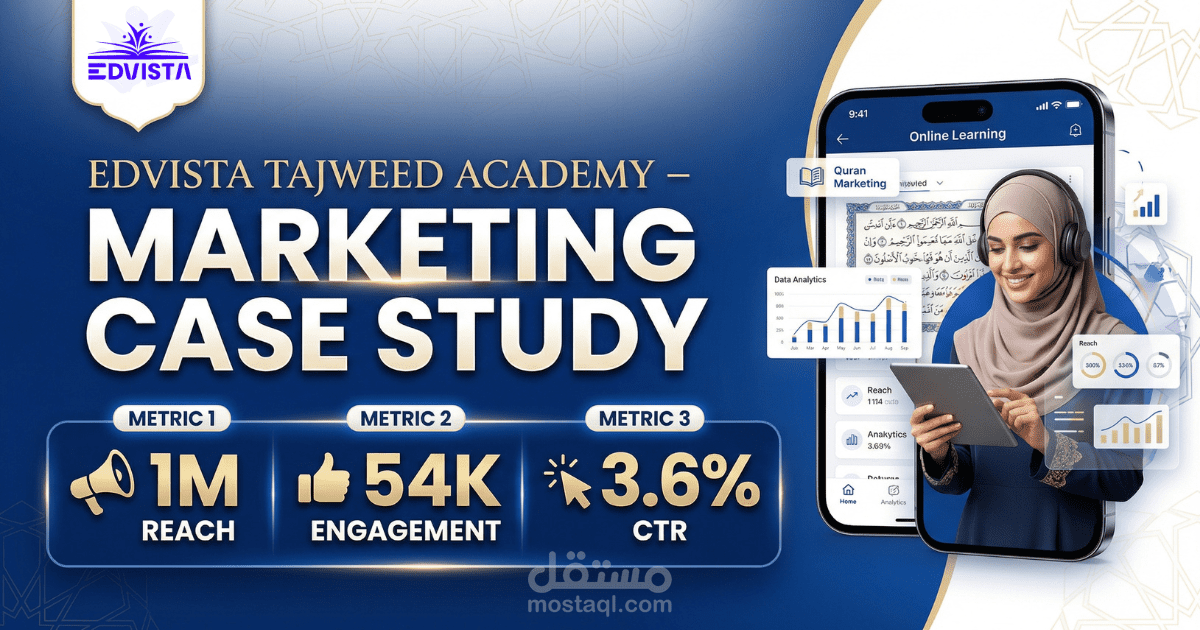 استراتيجية متكاملة لزيادة الوعي وتحقيق المبيعات لأكاديمية تعليم تجويد