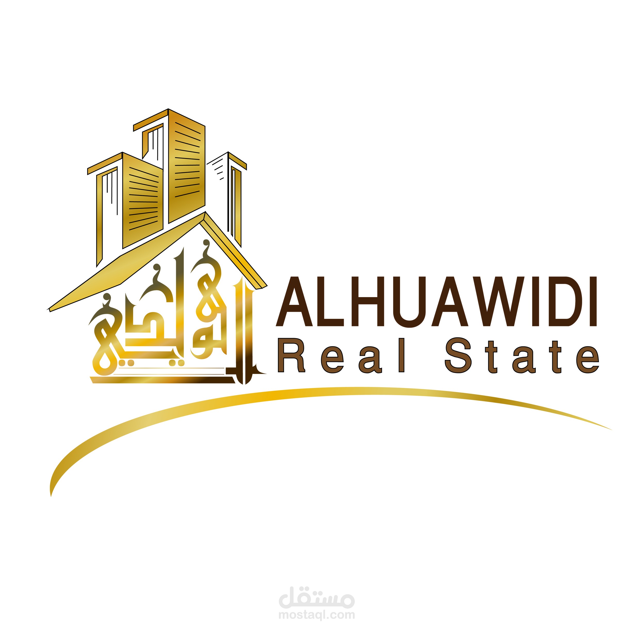 تصميم شعار وإعلان لشركة عقارات