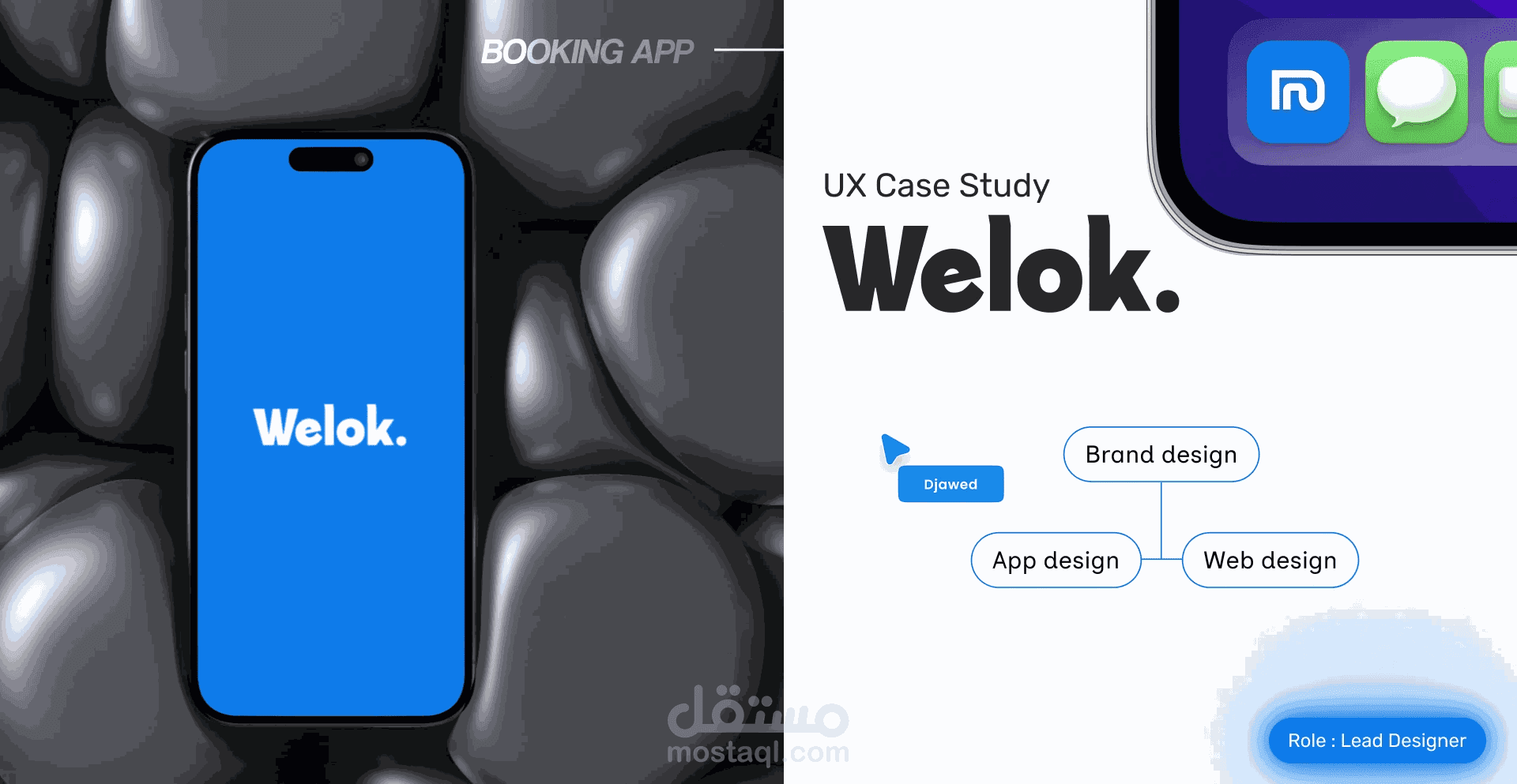 Welok - Mobile app, Landing page, Branding, Web platform