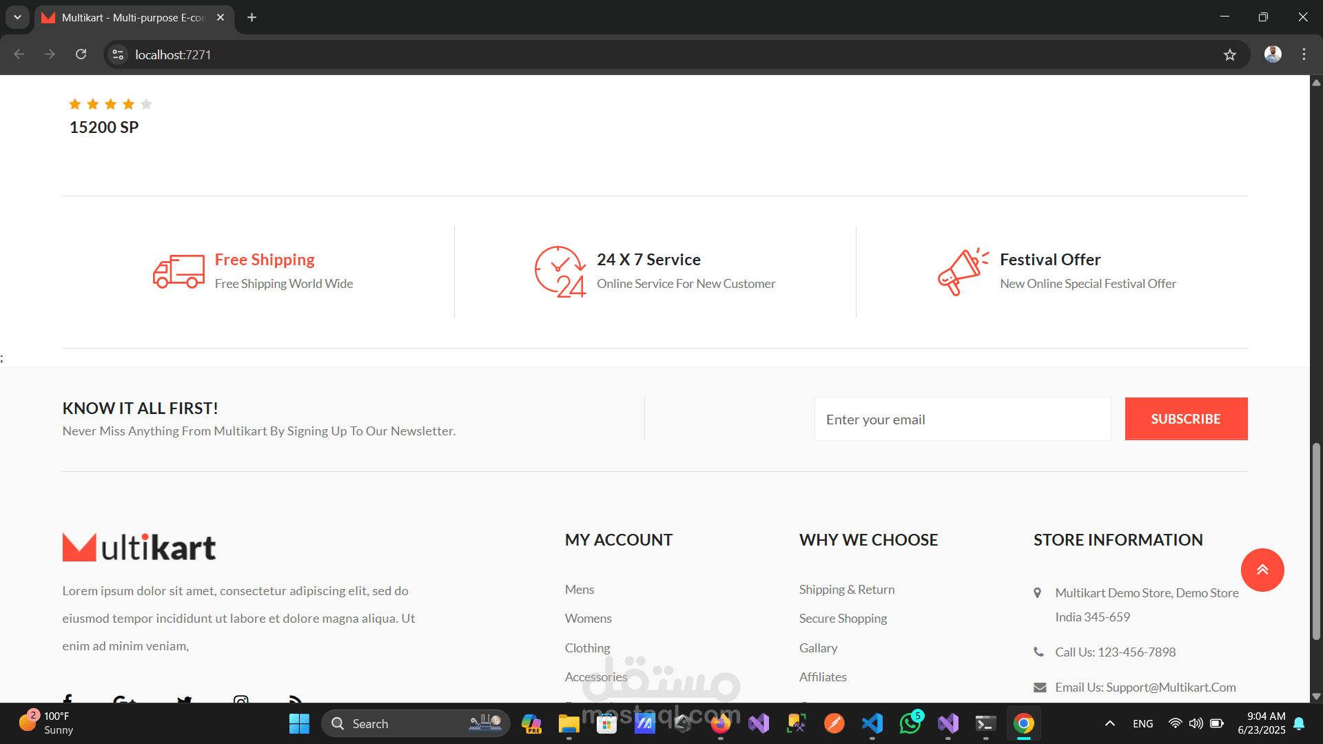 E-Commerce Website