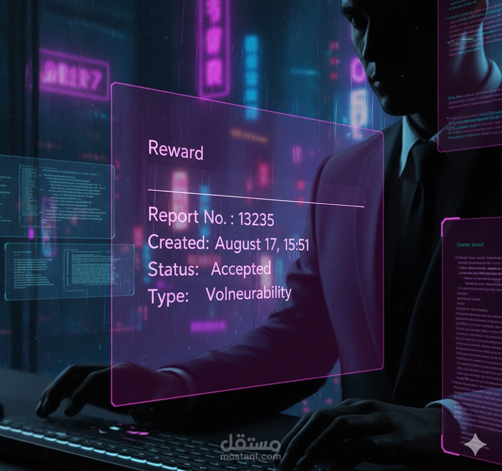 اختبار اختراق شامل لتطبيق ويب واكتشاف الثغرات الأمنية – Web Pentesting & Bug Hunting