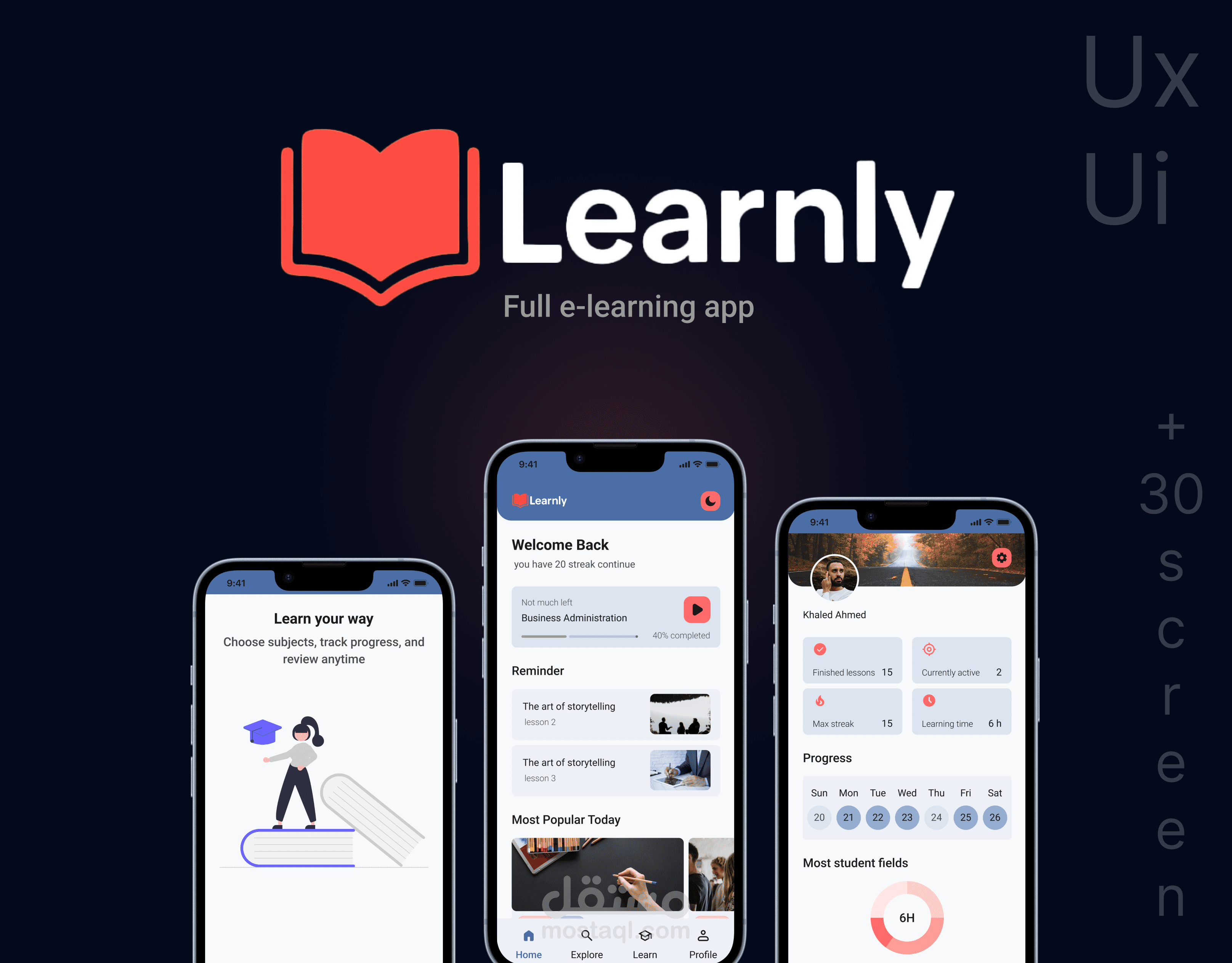 Learnly - elearning app
