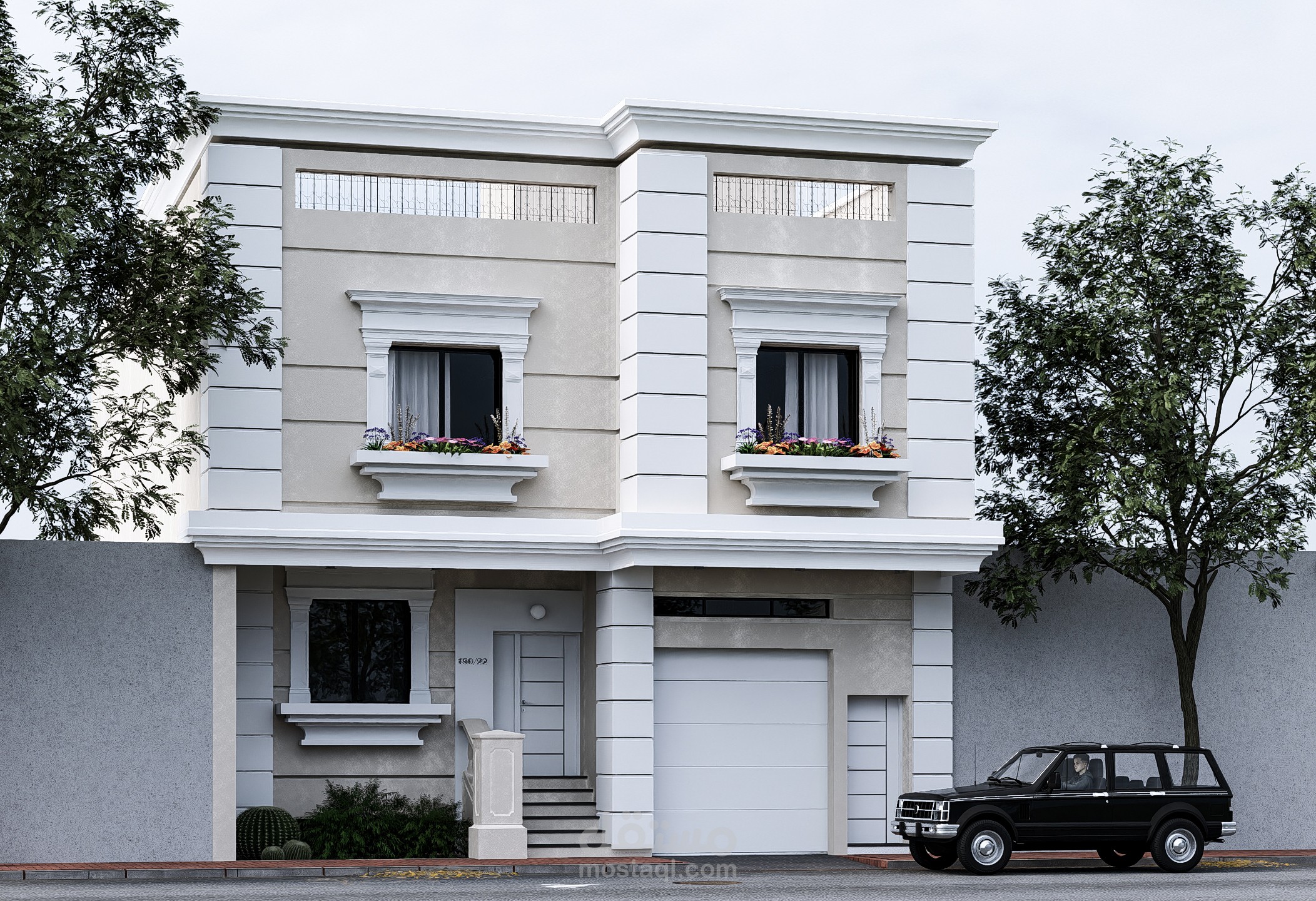 تصميم واجهة منزل
