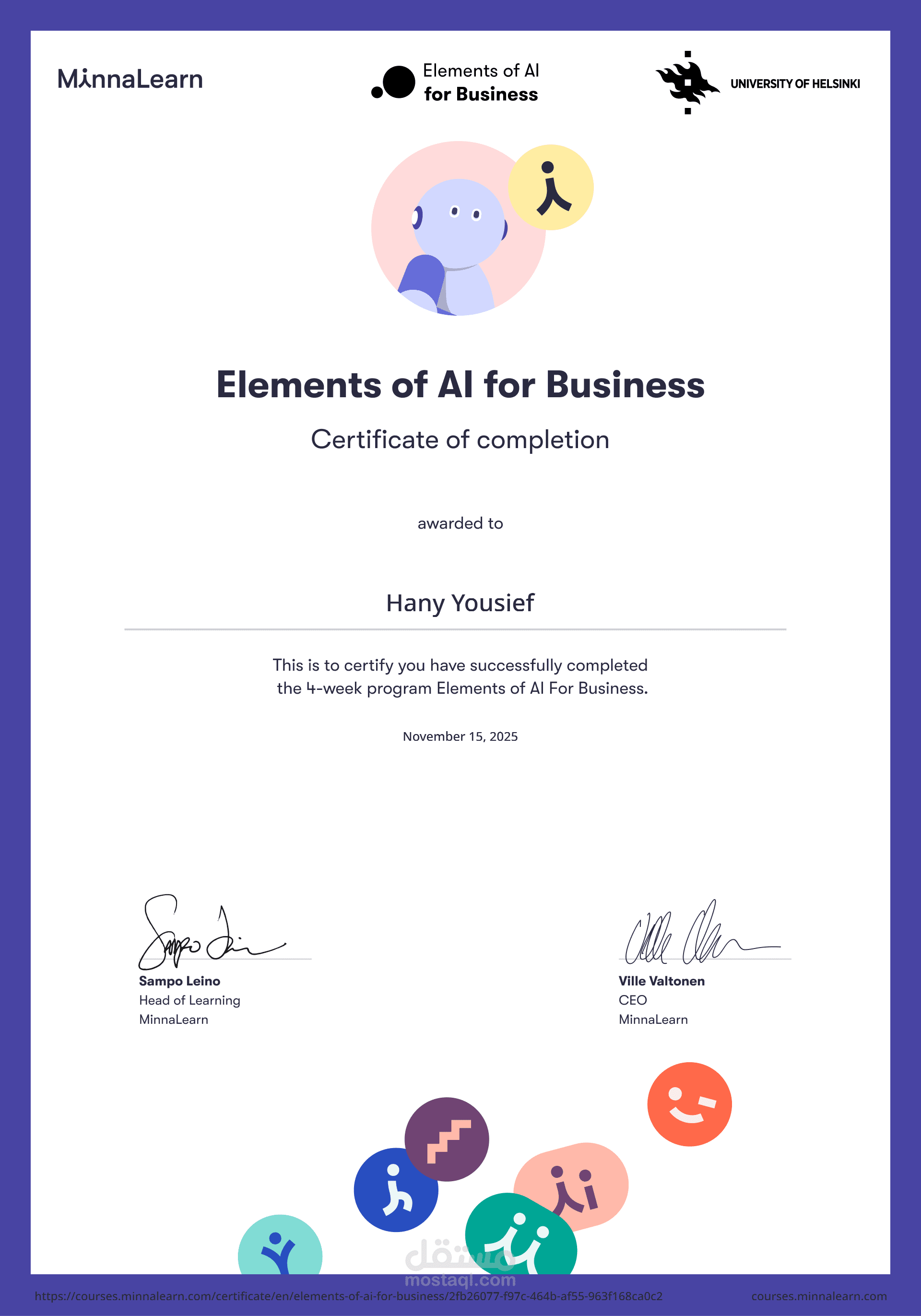 Elements of AI For Business