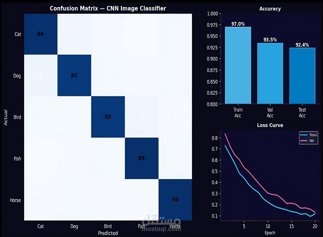 تصنيف الصور باستخدام الشبكات العصبية التلافيفية (CNN)