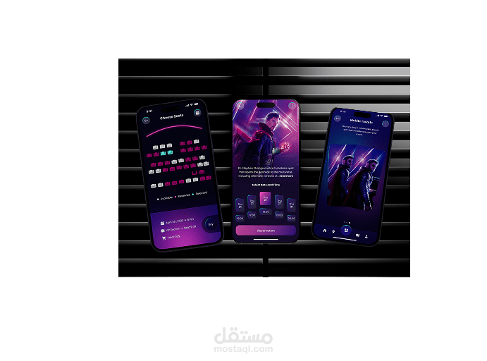 Doctor Strange Cinema App Design | A Magical & Modern UI/UX Experience