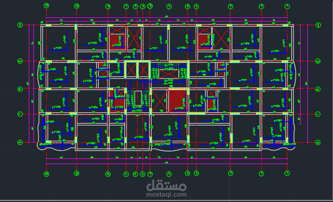 تصميم انشائى لبرج