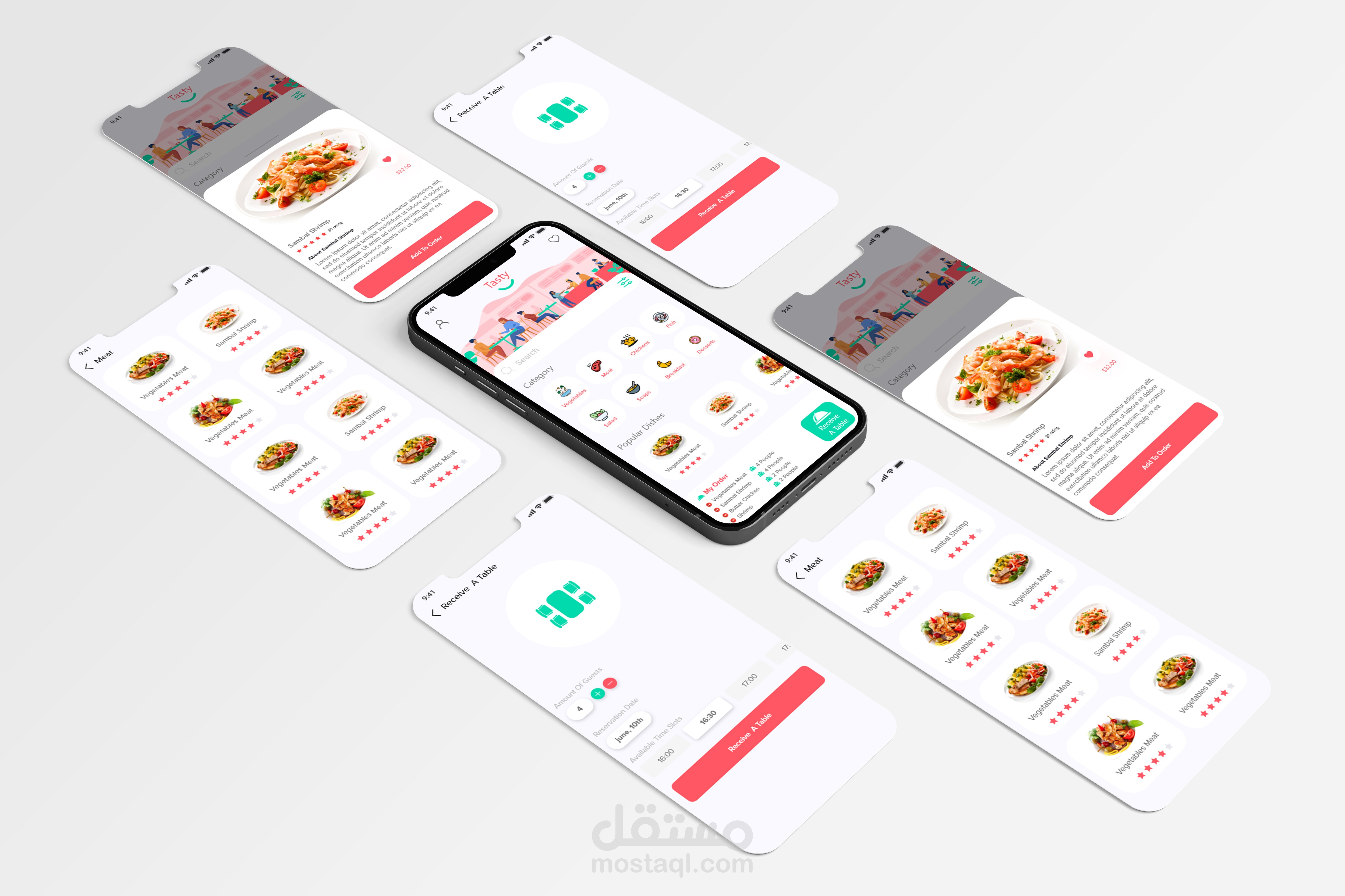 Tasty (تطبيق للحجوزات)