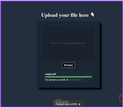 Simplified File-Sharing Web Application on AWS