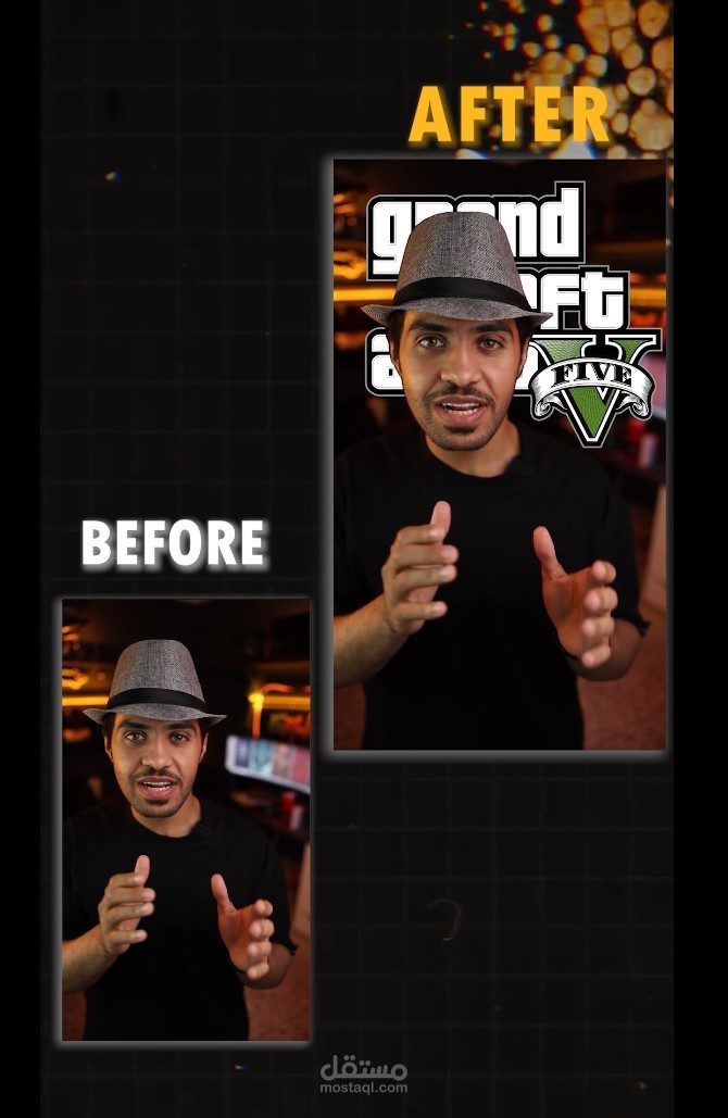 تحويل فيديو يوتيوب إلى Reel احترافي ليوتيوبر عربي