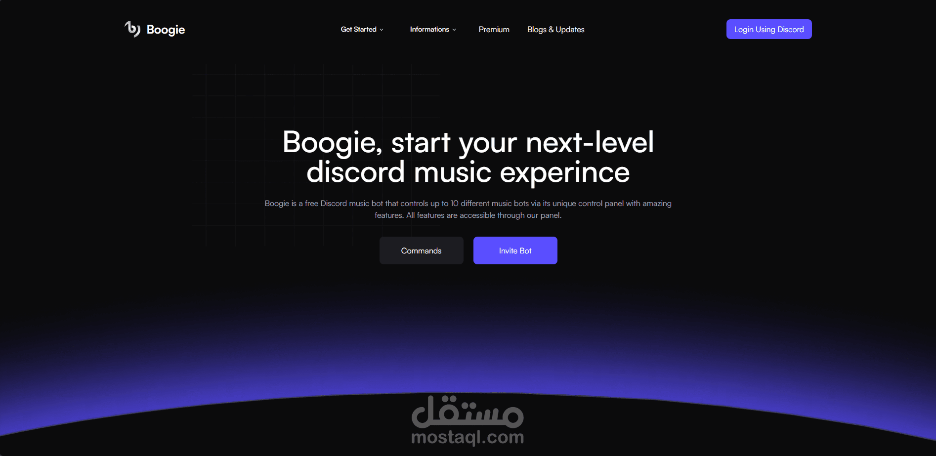 موقع لعميل بتصميم عصري وحديث