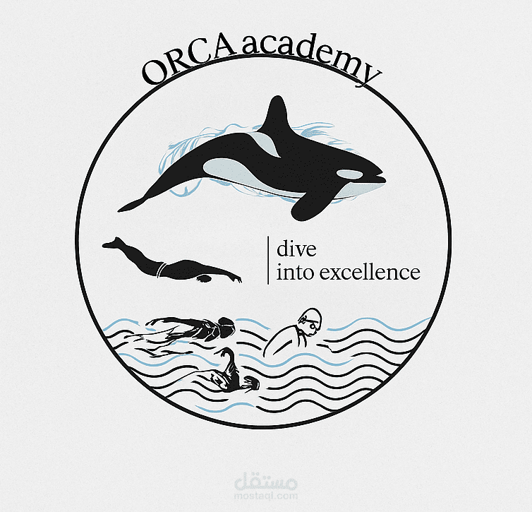 تصميم شعار أكاديمية ORCA | ORCA Academy Logo Design