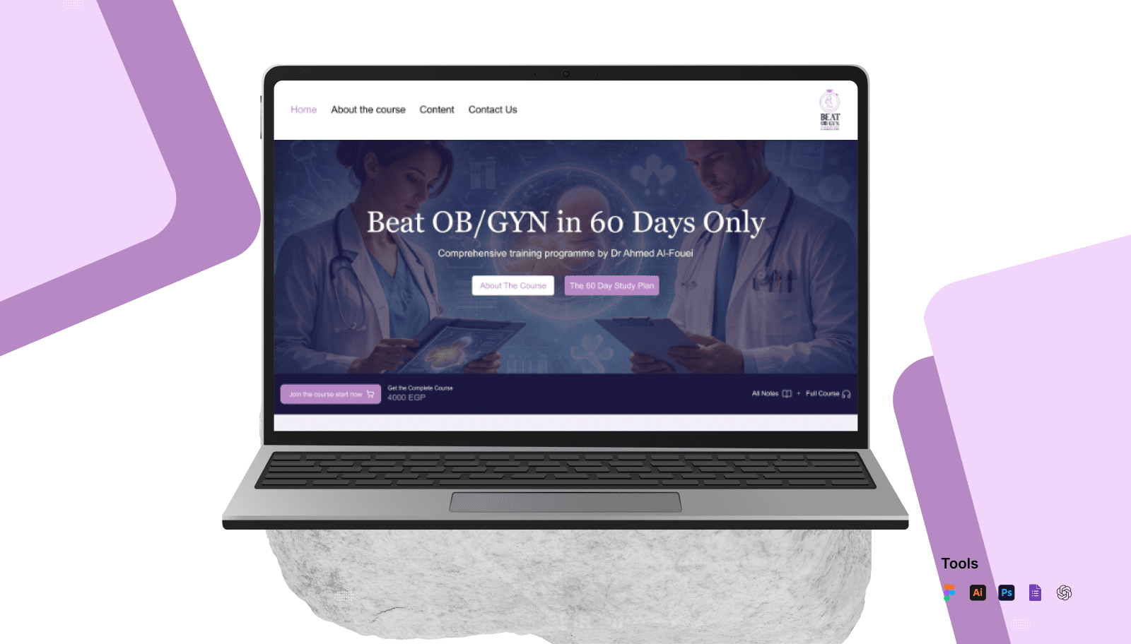 منصة تعليمية متخصصة في دورات طب النساء والتوليد (OB/GYN) beat