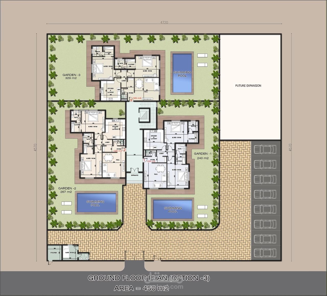 تصميم شقق فندقية