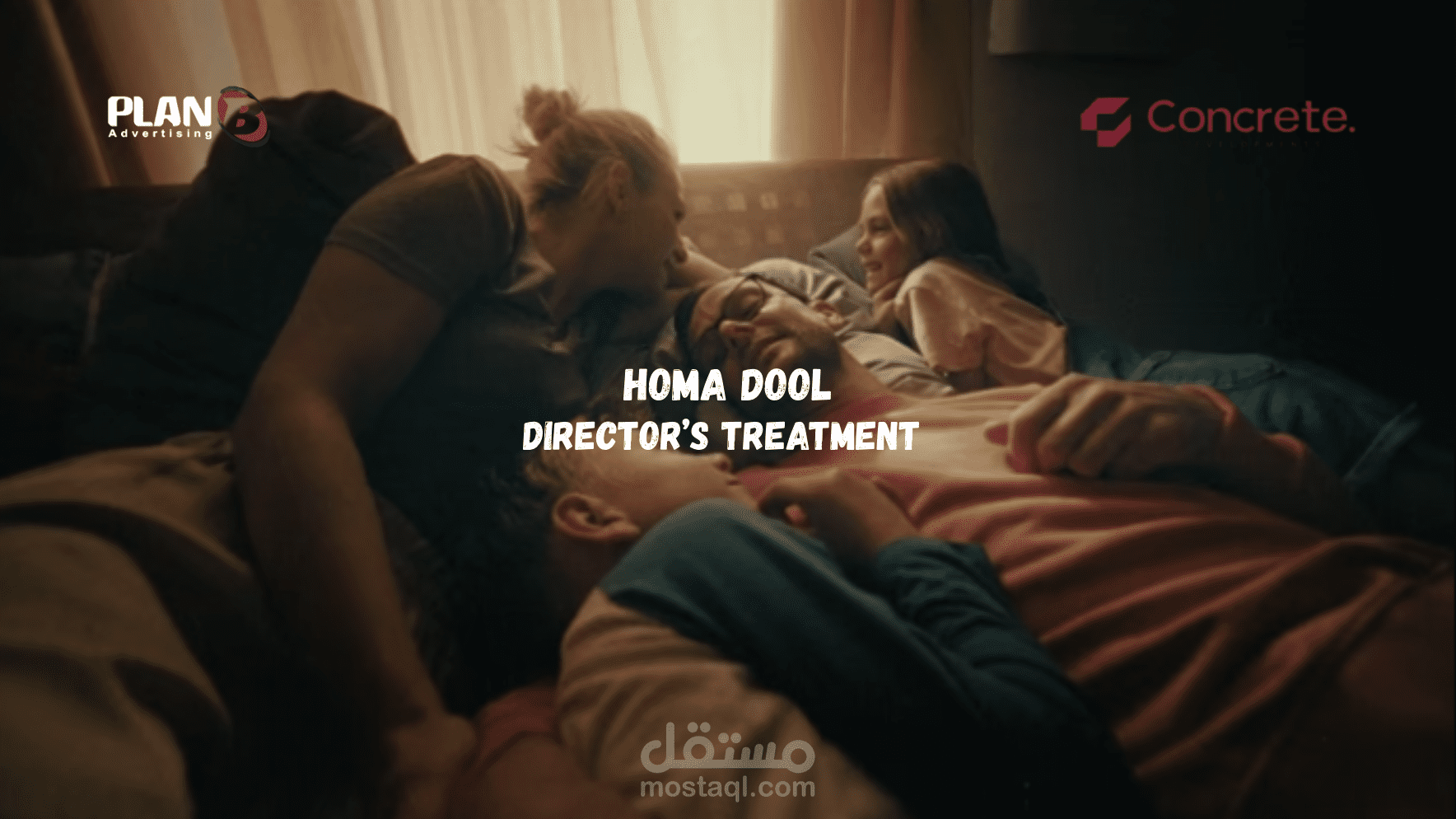 عرض تقديمي - presentation معالجة بصرية سينمائية لإعلان مجمع سكني فاخر Concrete – فكرة إبداعية لحملة تسويق عقاري -