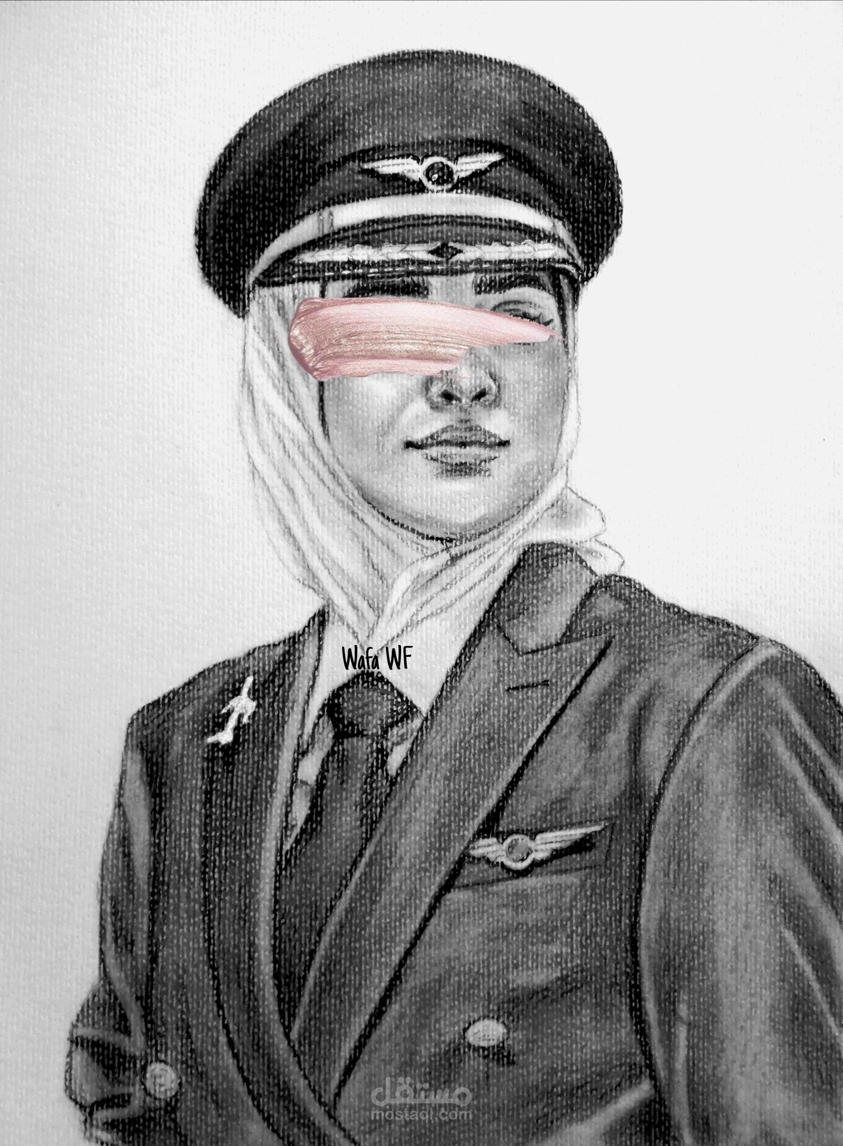 رسم بورتريه بالفحم