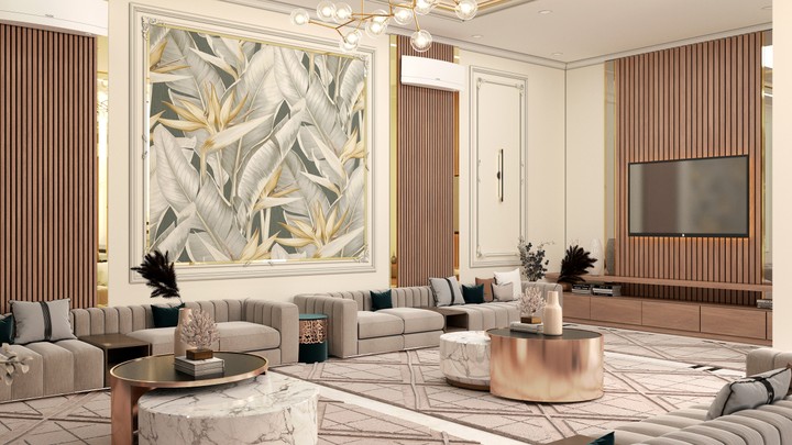 تصميم داخلي لفيلا