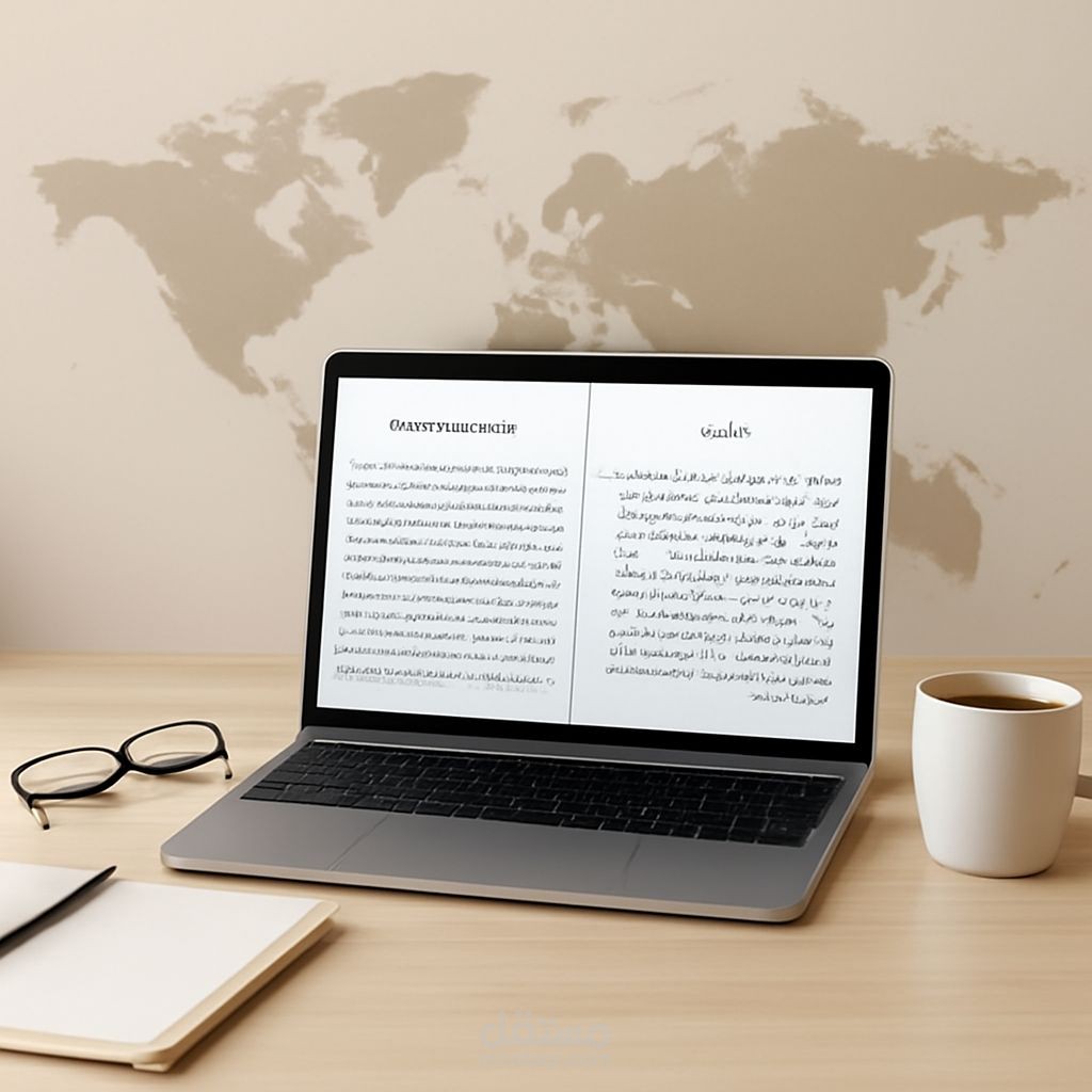 ترجمة احترافية من الإنجليزية إلى العربية والعكس بدقة وجودة عالية