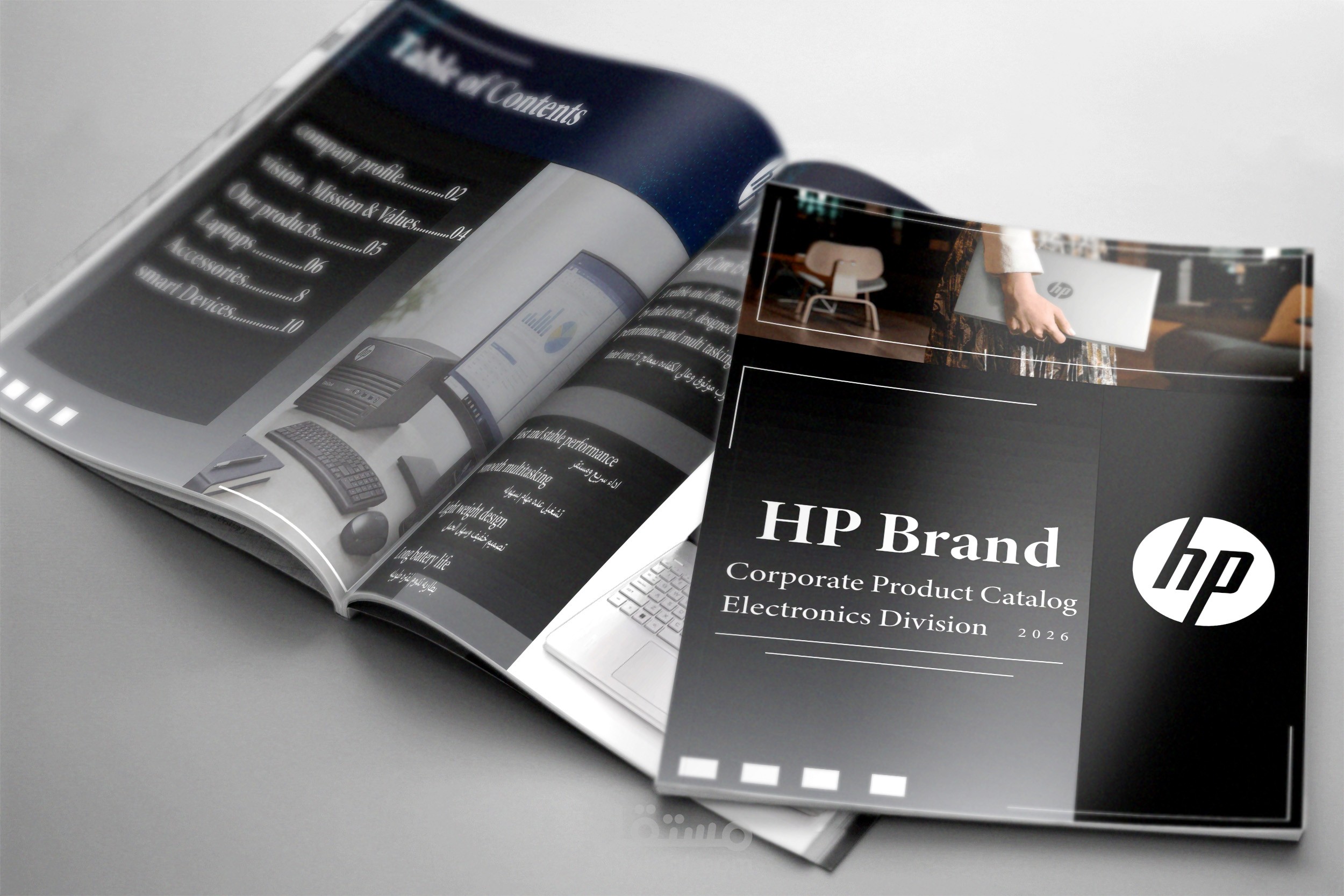 تصميم Company profile  ومطبوعات بشكل احترافي