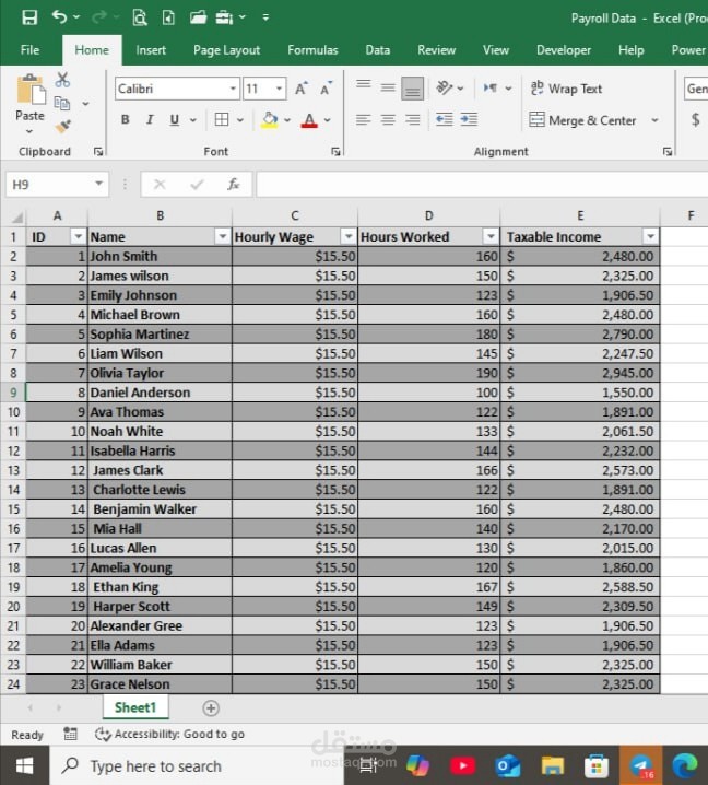 Payroll Date