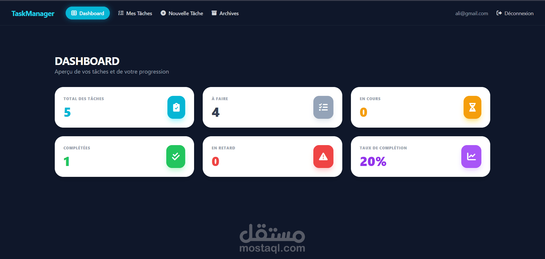 TaskBoard – Full-Stack Task Planning and Management System