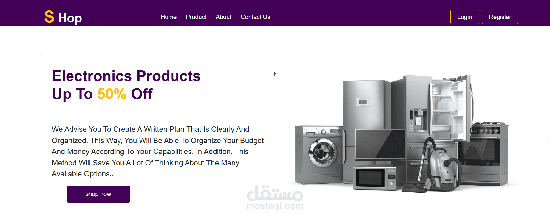 E-Commerce Website for Online Shopping