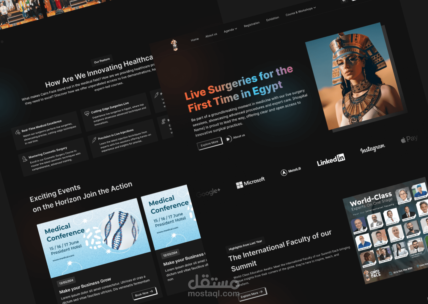 CairoFace Landing Page
