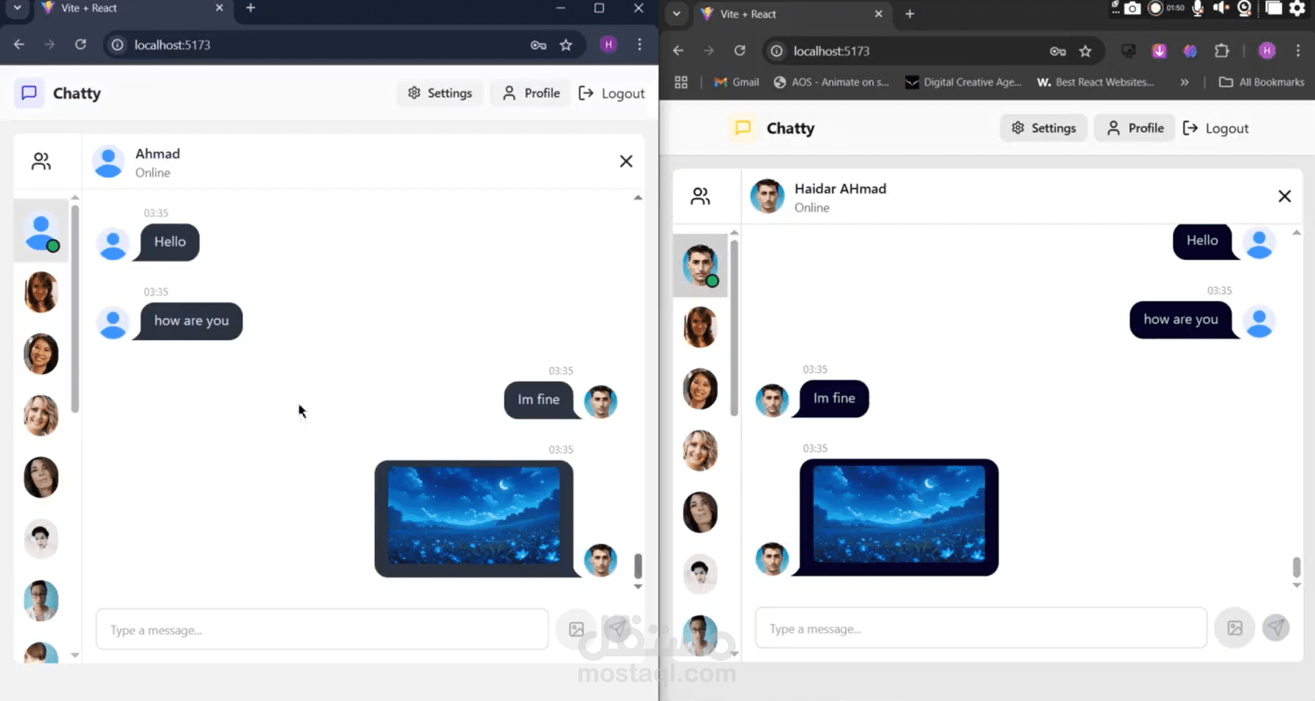 chat system