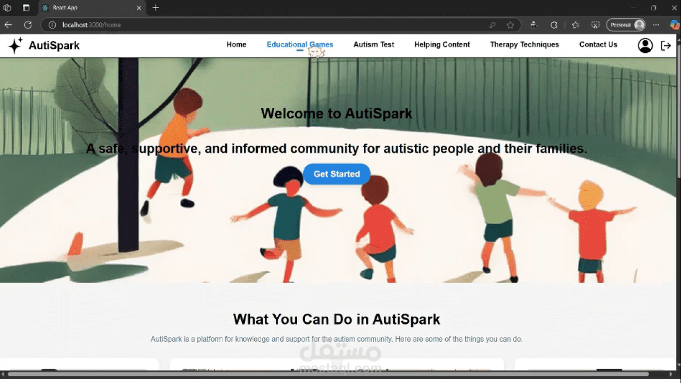 Autispark website