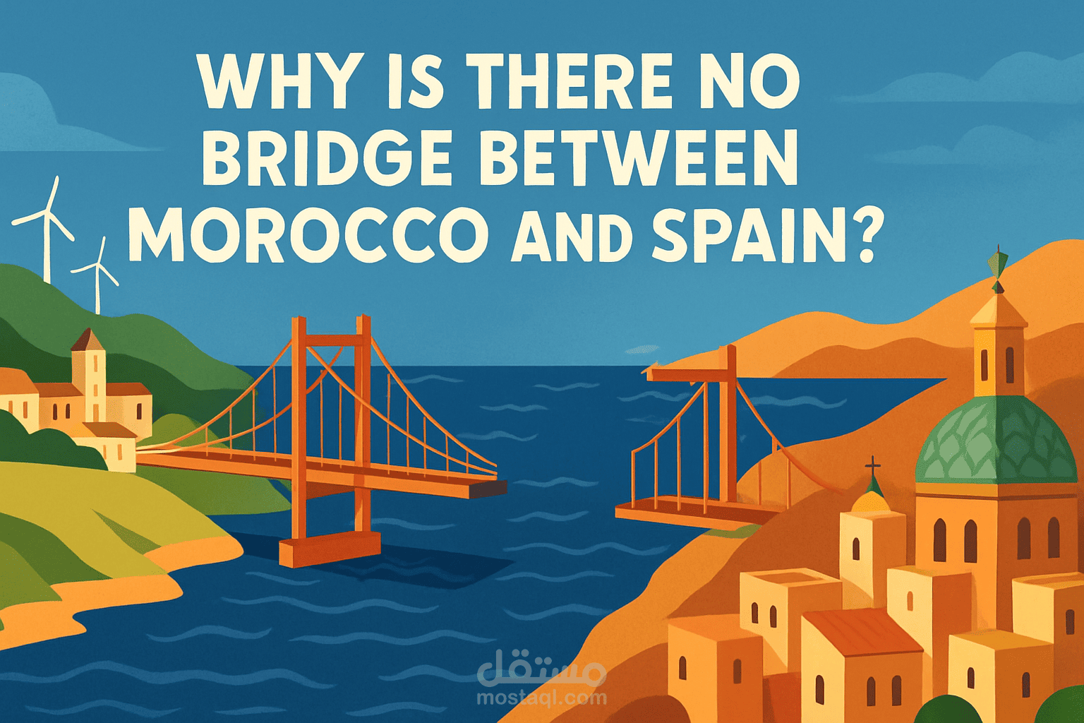 why is there no bridge between moroco and spain | مستقل