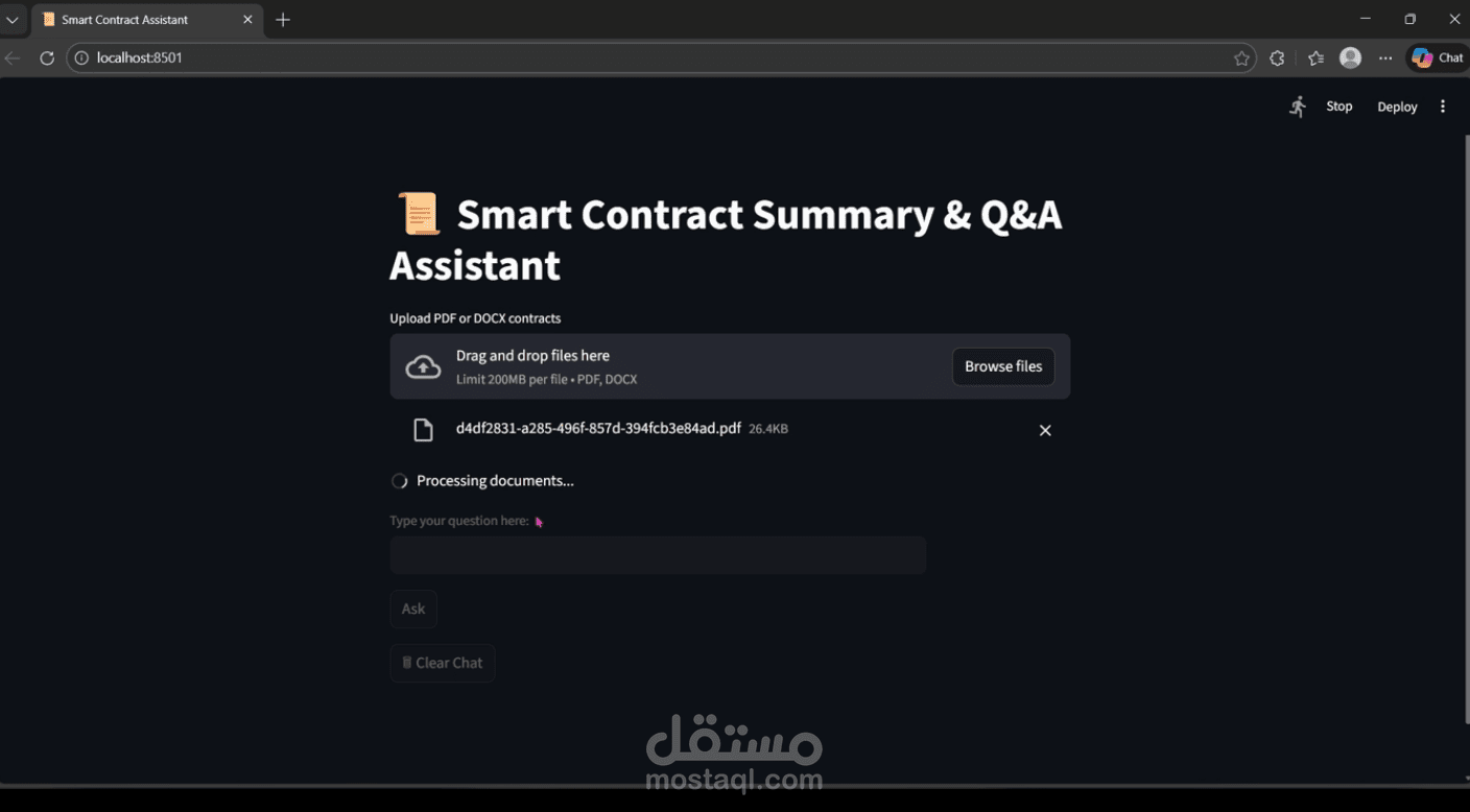 Smart Contract AI Assistant